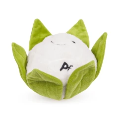 thumbnail-Greenfingers Petface Fluffy Callie Cauliflower Plush Dog Toy