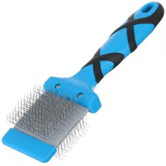 thumbnail-Groom Professional Double Sided Flexible Slicker Brush