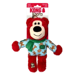 thumbnail-KONG Holiday Wild Knots Bear Assorted M/L 2024 Design