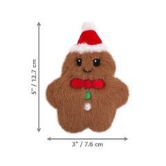 thumbnail-KONG Holiday Snuzzles Mini Gingerbread Extra Small 2024 Design