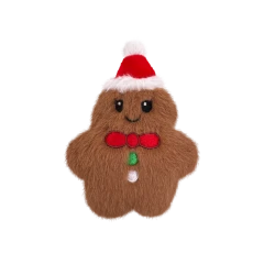 thumbnail-KONG Holiday Snuzzles Mini Gingerbread Extra Small 2024 Design