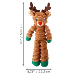 thumbnail-KONG Holiday Shakers Crumples Reindeer XLarge 2025 Design