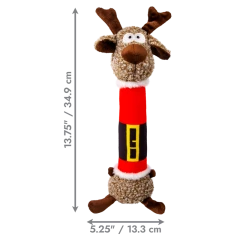 thumbnail-KONG Holiday Shakers Luvs Reindeer Medium 2025 Design