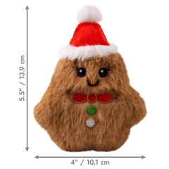 thumbnail-KONG Holiday Snuzzles Mini Gingerbread XSmall 2025 Design