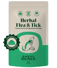 thumbnail-Hackney Dog House Herbal Flea and Tick for Dogs 200g