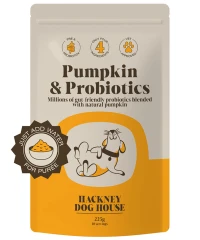 thumbnail-Hackney Dog House Pumpkin Probiotic for Dogs 225g