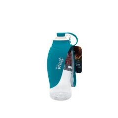 thumbnail-Henry Wag Pet Water Bottle with Leaf Bowl