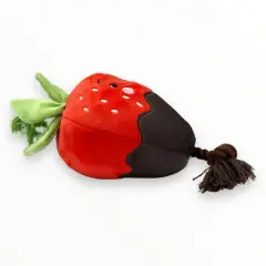 thumbnail-House Of Paws Chocolate Dipped Strawberry Dog Toy