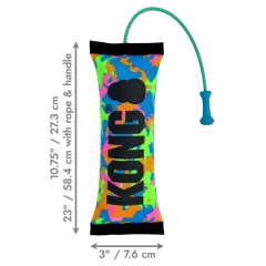 thumbnail-KONG Bunji High Viz Bumper Assorted Colours Medium