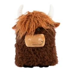 thumbnail-KONG Comfort Jumbo Highland Cow Assorted Colours XLarge