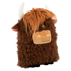 thumbnail-KONG Comfort Jumbo Highland Cow Assorted Colours XLarge