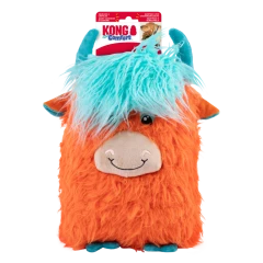 thumbnail-KONG Comfort Jumbo Highland Cow Assorted Colours XLarge