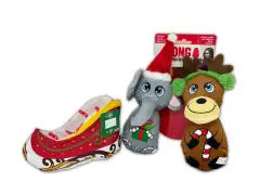 thumbnail-KONG Holiday Occasions Sleigh Medium 2022 Design