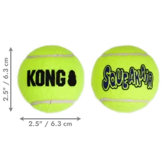 thumbnail-KONG SqueakAir Tennis Balls Medium 6pk