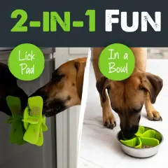 thumbnail-Mighty Paw BPA Free Slow Feeder Insert For Dog Bowl