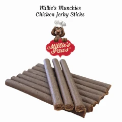 thumbnail-Millie's Munchies Chicken Jerky Sticks 10Pk