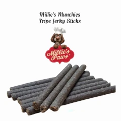thumbnail-Millie's Munchies Tripe Jerky Sticks 10Pk
