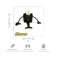 thumbnail-Minion Gru Rope Scarf Tugger Dog Toy
