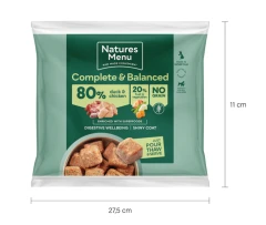 thumbnail-Natures Menu 80/20 Duck and Chicken with Superfoods For Adult Dogs 1kg