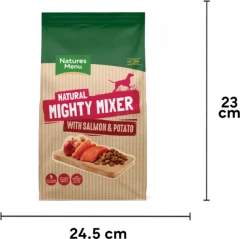 thumbnail-Natures Menu Natural Mighty Mixer With Salmon and Potato 2kg