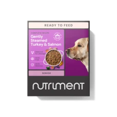 thumbnail-Nutriment Gently Steamed Recipe Turkey and Salmon for Senior Dogs 395g