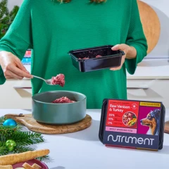 thumbnail-Nutriment Raw Limited Edition Venison and Turkey Recipe for Dogs 500g