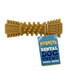 thumbnail-Petello Nobblys Tough Brush Peanut Butter Chew