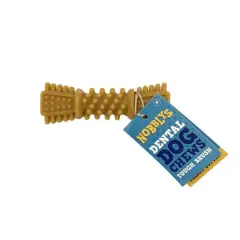 thumbnail-Petello Nobblys Tough Brush Peanut Butter Chew