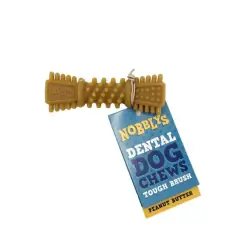 thumbnail-Petello Nobblys Tough Brush Peanut Butter Chew