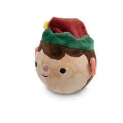thumbnail-Petface Emily Elf Squeak Ball Plush Christmas Dog Toy