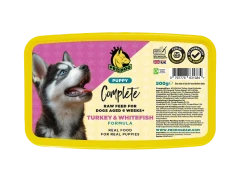 thumbnail-ProDog Turkey and White Fish Raw Puppy Food Meal 500g