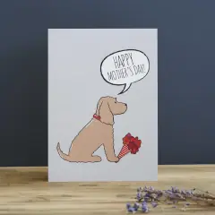 thumbnail-Sweet William Cocker Spaniel Mother's Day Card