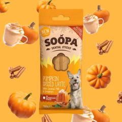 thumbnail-Soopa Pumpkin Spiced Latte Dental Sticks