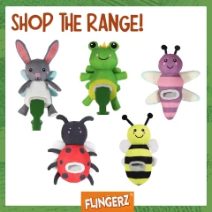 thumbnail-Rosewood Flingerz Rabbit Toy