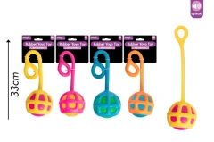 thumbnail-Smart Choice Squeaky Rubber YoYo Dog Toy