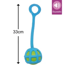 thumbnail-Smart Choice Squeaky Rubber YoYo Dog Toy