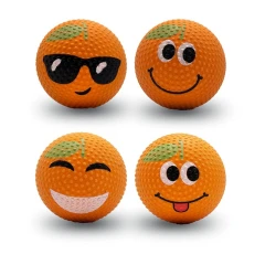 thumbnail-Sportspet High Bounce Dimple Scented Mandarins 6 pack