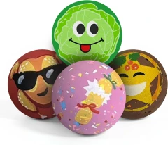 thumbnail-SPORTSPET Christmas Dinner High Bounce Ball 65mm Assorted 4 pack