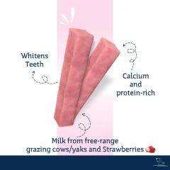 thumbnail-Millie’s Munchies Himalayan Cheese Chew in Strawberry