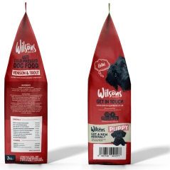 thumbnail-Wilsons Venison and Trout Premium British Cold Pressed Dog Food